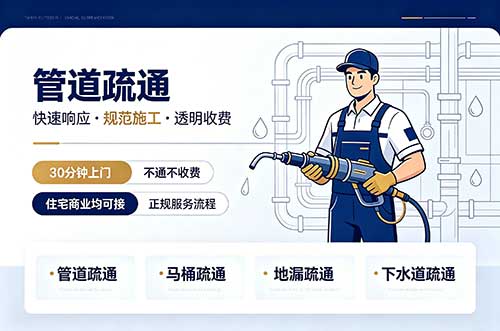 梁平管道疏通