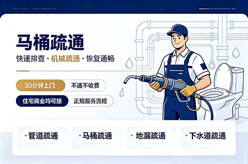 梁平马桶疏通
